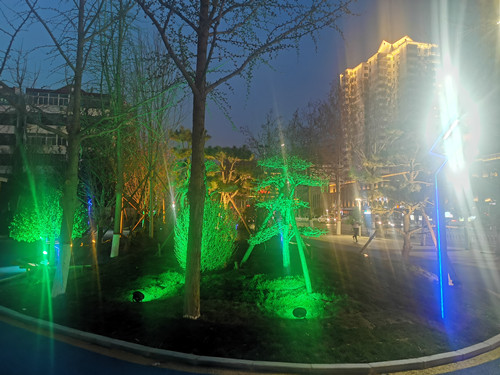 街心公園，景觀燈